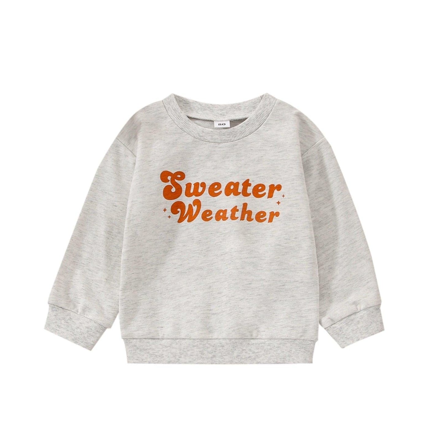 Girls Autumn Pullover Sweatshirt | Sweater Weather - Kaislee's Boutique