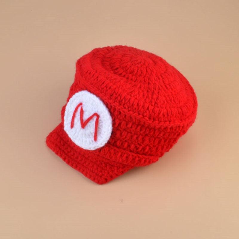 Super Mario Brothers Crocheted Newborn Photo Outfit - Kaislee's Boutique