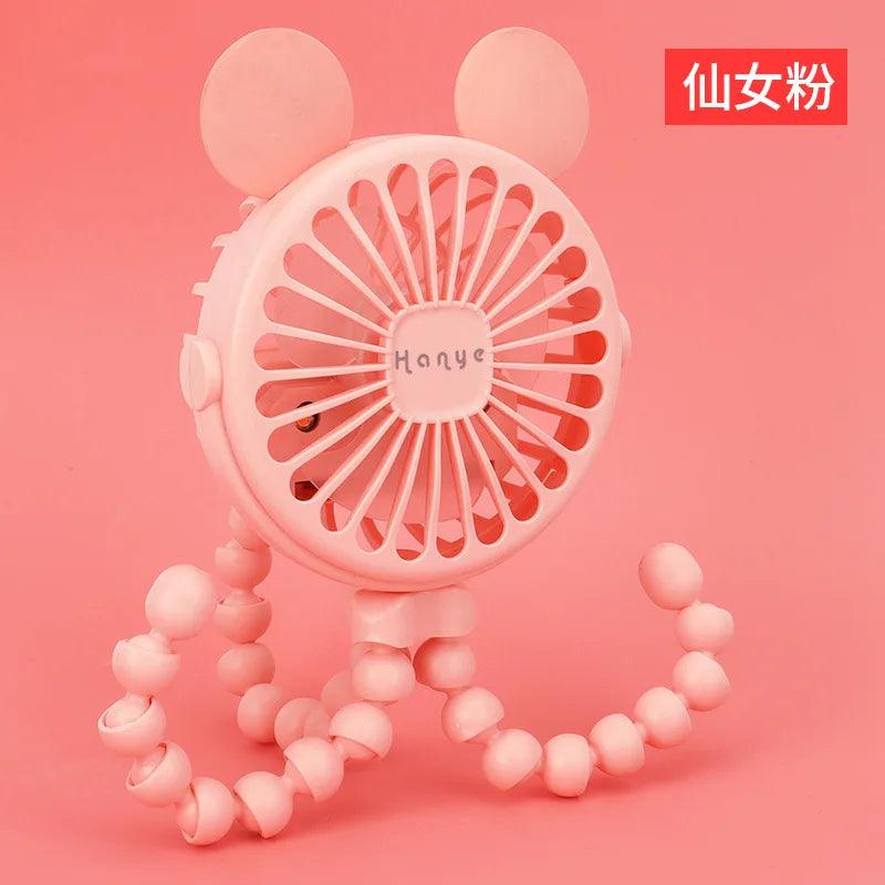 Fan for Cart Stroller Fan Portable Outdoor Fan Clip On for Baby 600mAh USB Rechargeable Handheld Electric Fan for Home 3 Speeds - Kaislee's Boutique