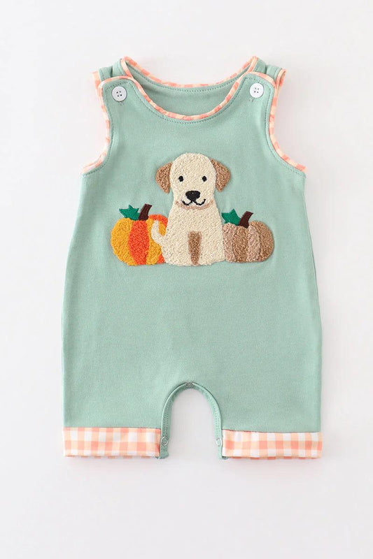 Green Dog Pumpkin Outfit - Kaislee's Boutique