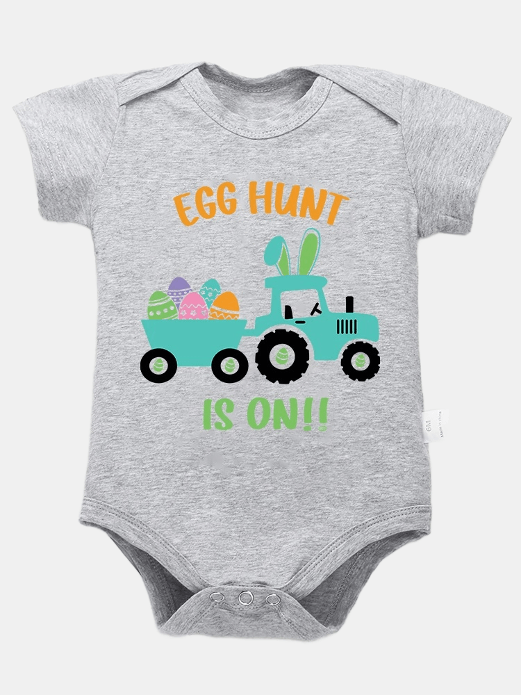 "Egg Hunt Is On" Graphic Bodysuit for Babies - Kaislee's Boutique