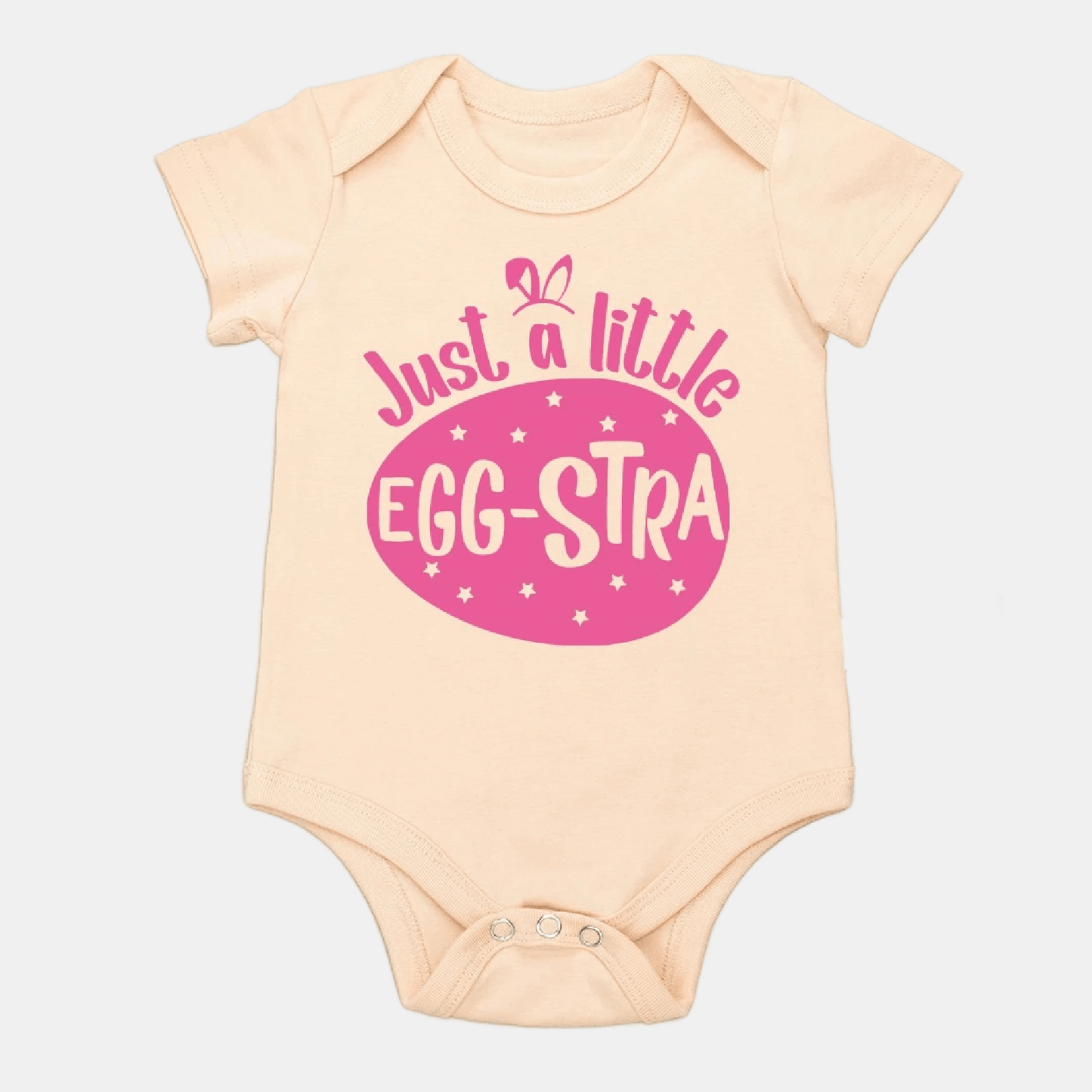 Just a Little Egg-stra Graphic Bodysuit for Babies - Kaislee's Boutique