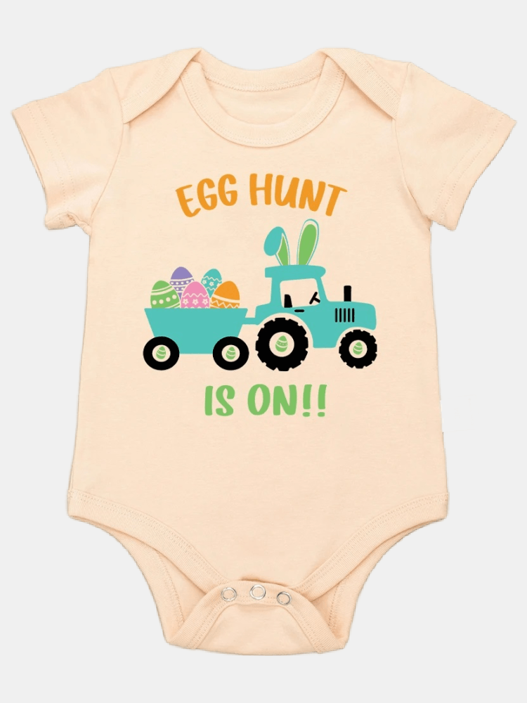 "Egg Hunt Is On" Graphic Bodysuit for Babies - Kaislee's Boutique