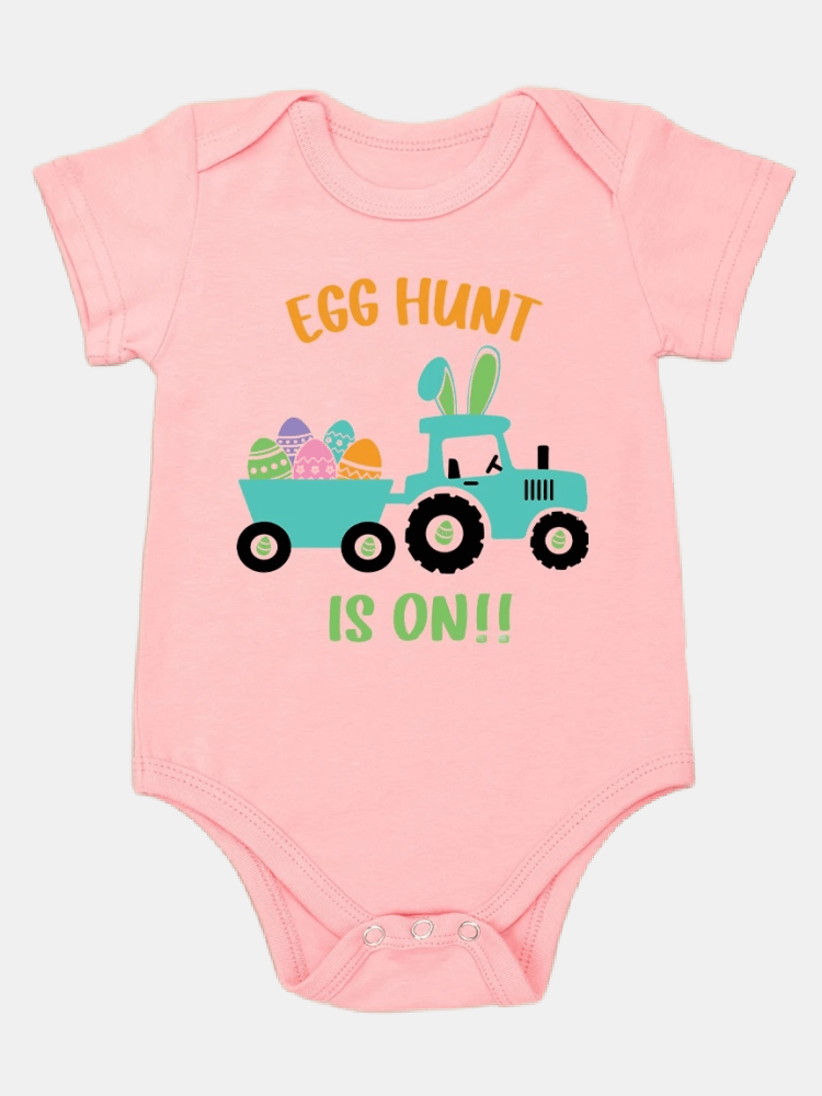 "Egg Hunt Is On" Graphic Bodysuit for Babies - Kaislee's Boutique