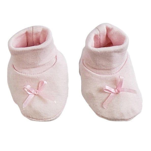 Pink Preemie Booties - Kaislee's Boutique