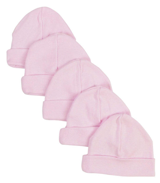 Pink Baby Cap (Pack of 5) - Kaislee's Boutique