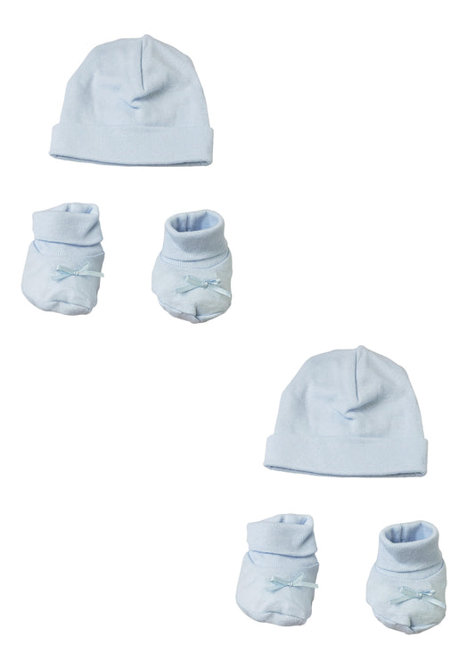 Preemie Cap and Bootie - 4 Pc Set - Kaislee's Boutique