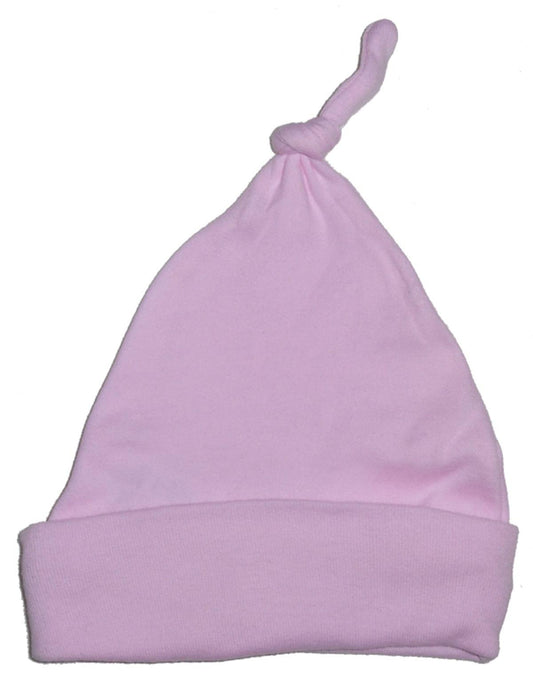 Pink Knotted Baby Cap - Kaislee's Boutique