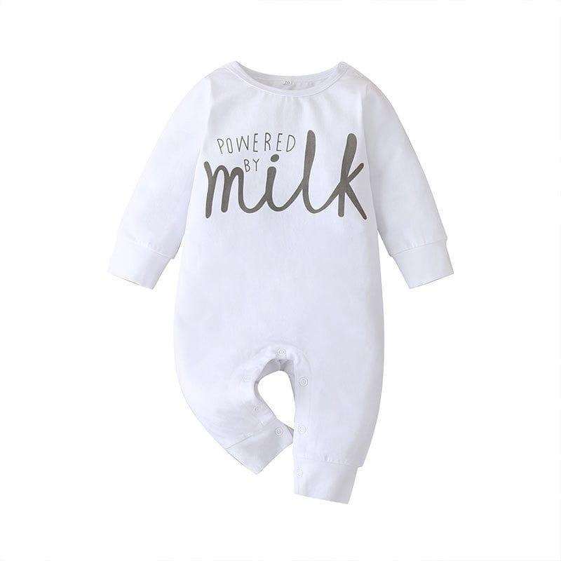 Baby One-piece Romper | Powered By Milk - Kaislee's Boutique