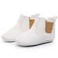 Pull-On PU Leather Boots - Kaislee's Boutique
