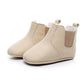 Pull-On PU Leather Boots - Kaislee's Boutique