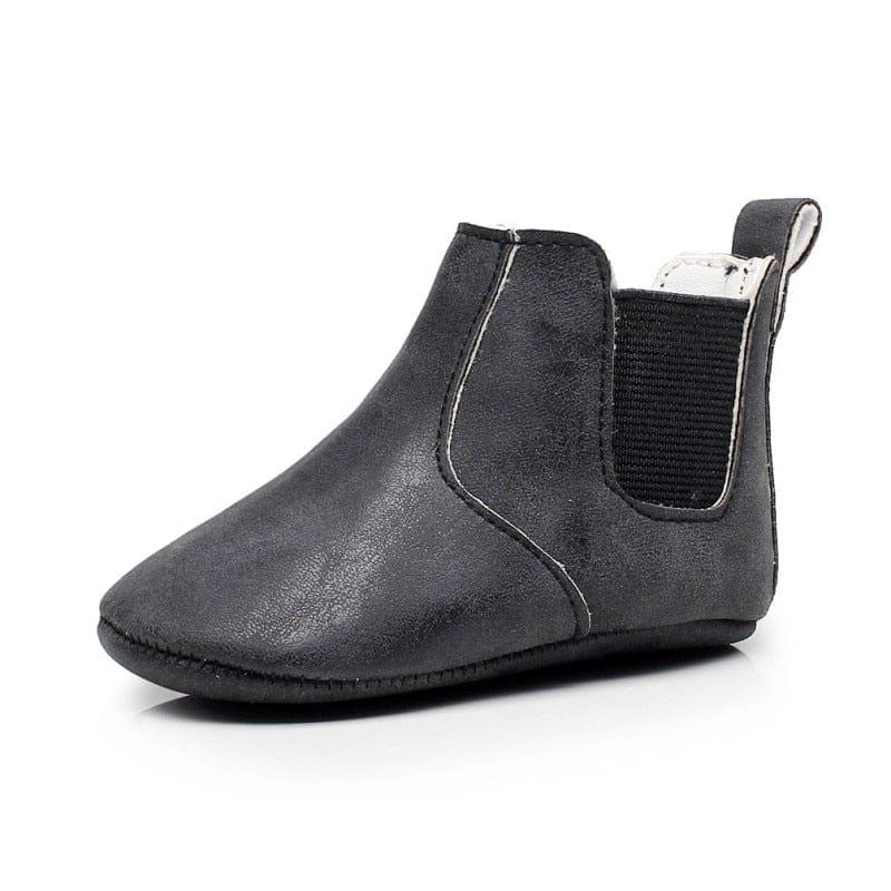 Pull-On PU Leather Boots - Kaislee's Boutique