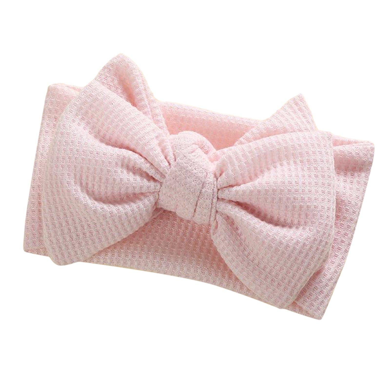 Baby Girl Bowknot Stretch Headband - Kaislee's Boutique