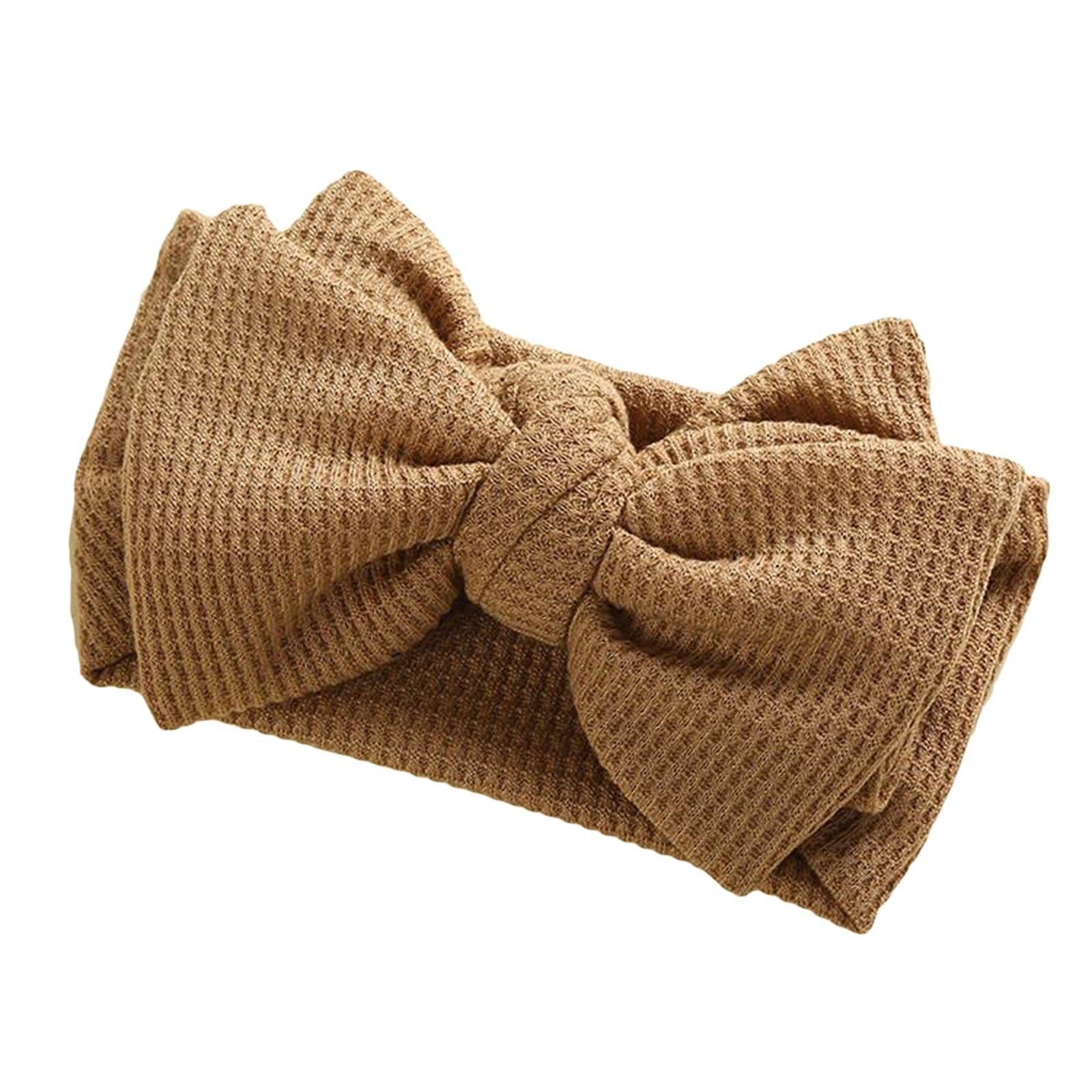 Baby Girl Bowknot Stretch Headband - Kaislee's Boutique