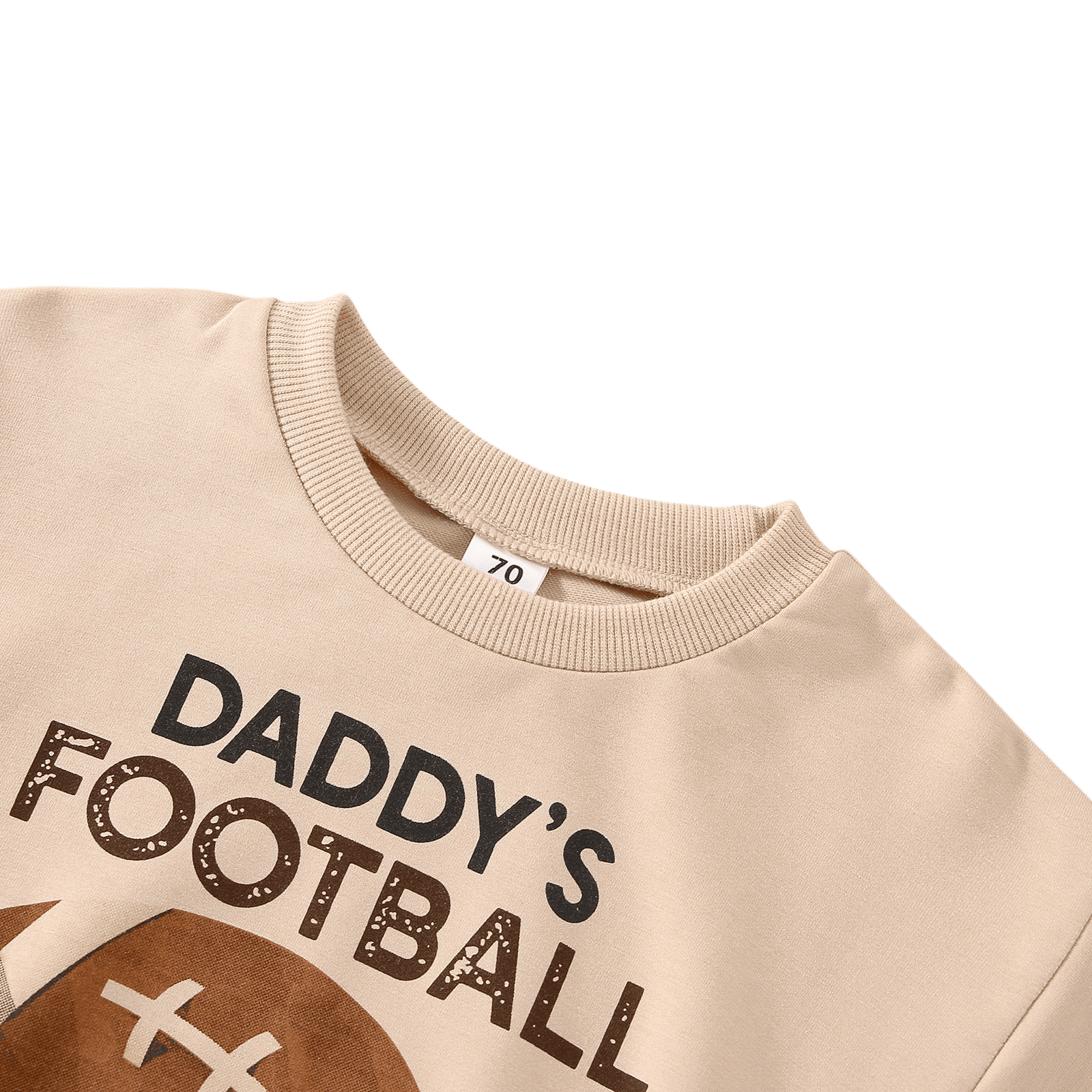 Baby & Toddler Football Sweatshirt Romper - Kaislee's Boutique