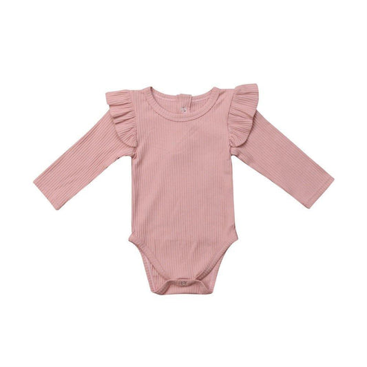 Baby and Toddler Girl Long Sleeve Romper - Kaislee's Boutique