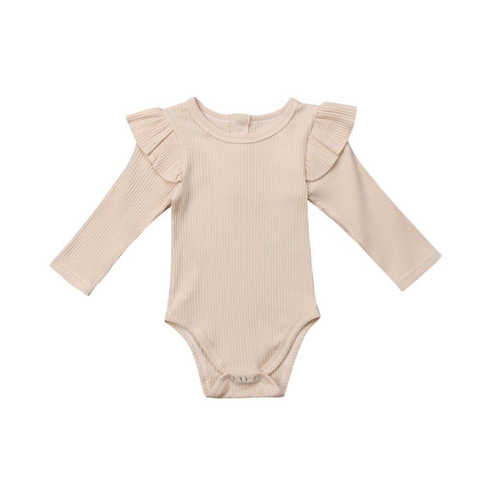 Baby and Toddler Girl Long Sleeve Romper - Kaislee's Boutique