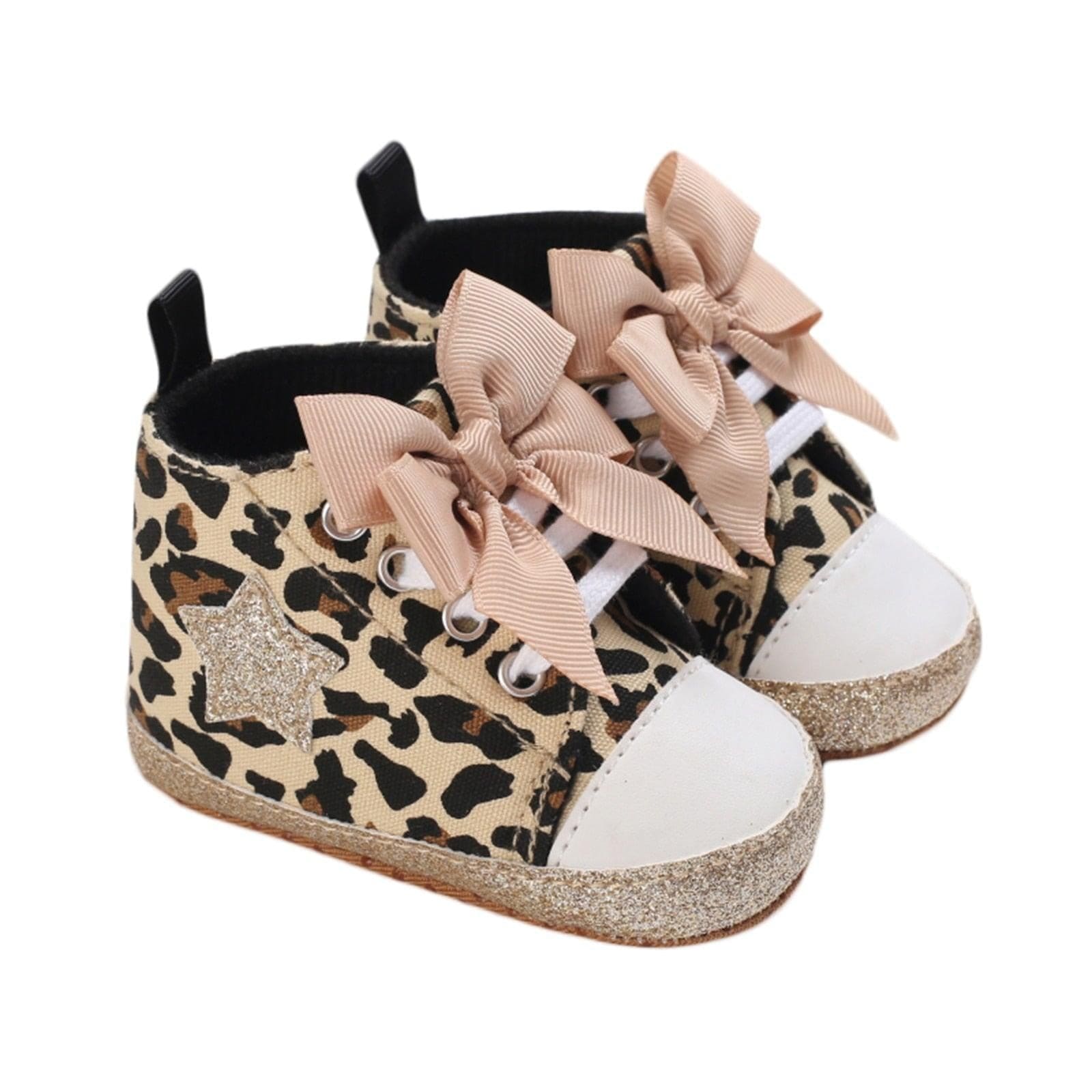 Baby Girl Bowknot Walking Shoes | Soft-Soled First Walker Shoes - Kaislee's Boutique