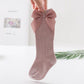 Baby Girl Socks | Big Bow Knee High - Kaislee's Boutique