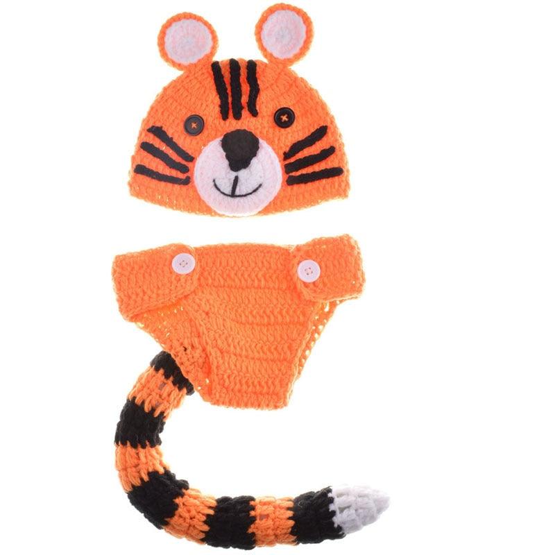 Baby Tiger Crocheted Outfit - Kaislee's Boutique