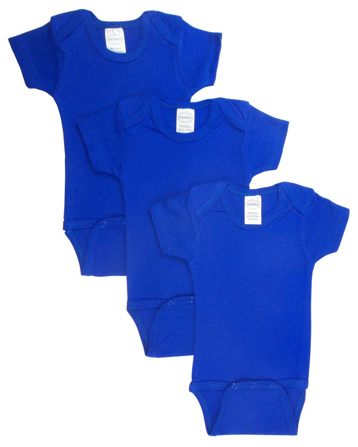 Blue Bodysuit Onezies (Pack of 3) - Kaislee's Boutique