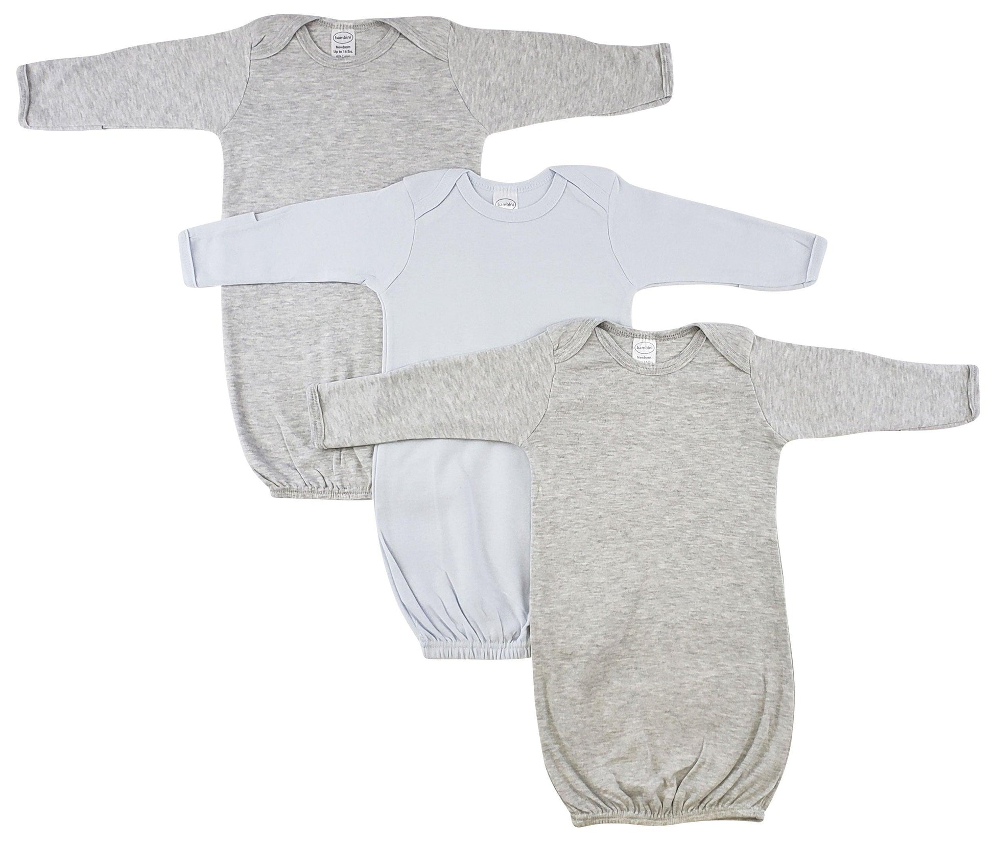 Boy Newborn Baby 3 Piece Gown Set - Kaislee's Boutique