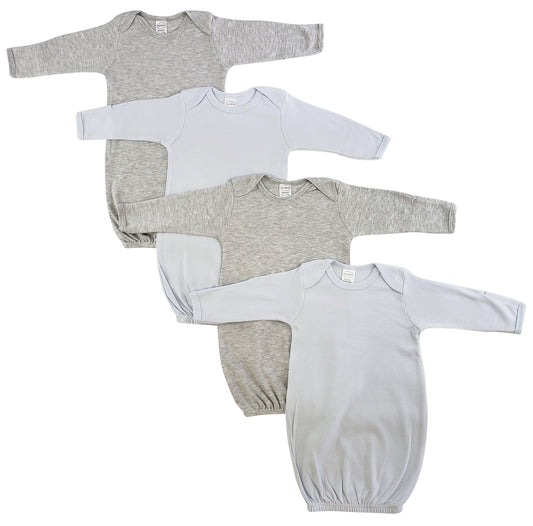 Boy Newborn Baby 4 Piece Gown Set - Kaislee's Boutique