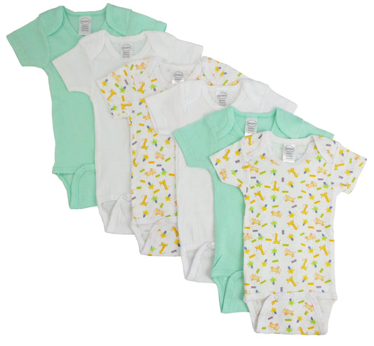 Boys' Printed Short Sleeve 6 Pack - Kaislee's Boutique