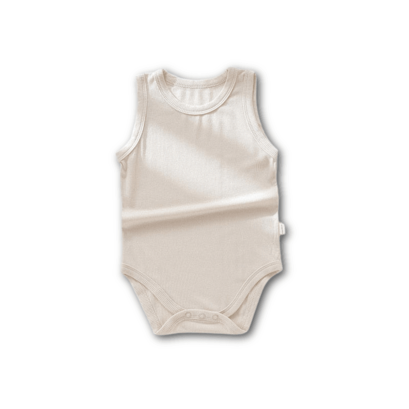 Sleeveless Ribbed Cotton Tank Top Bodysuit - Kaislee's Boutique