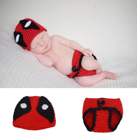 Deadpool Crochet Photo Outfit - Kaislee's Boutique