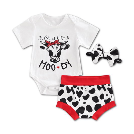 Just a Little Moo-dy Bloomers Outfit - Kaislee's Boutique