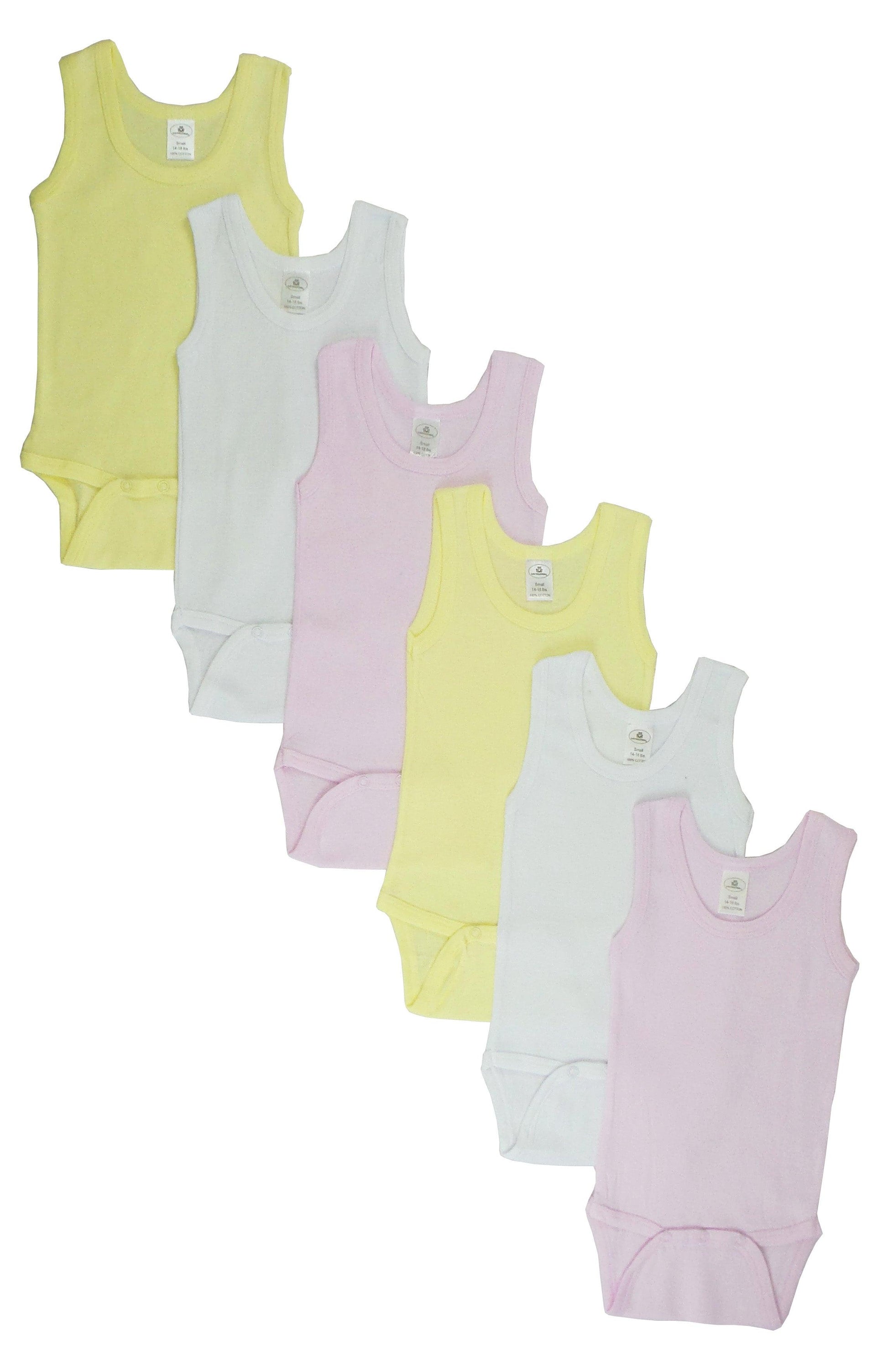 Girls Tank Top Onezies 6 Pack - Kaislee's Boutique