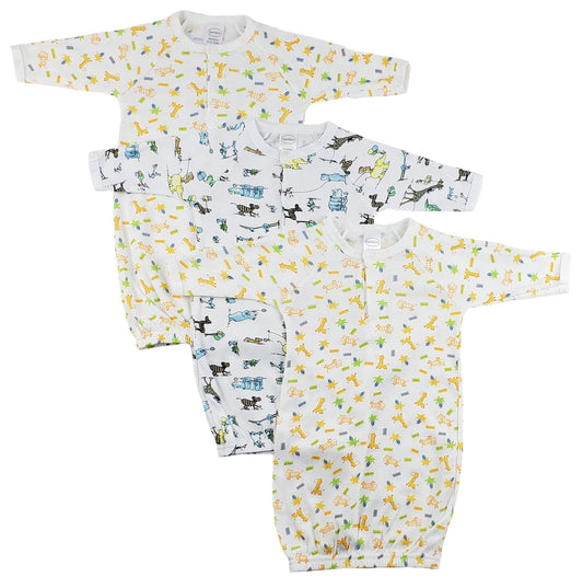 Infant Gowns - 3 Pack - Kaislee's Boutique