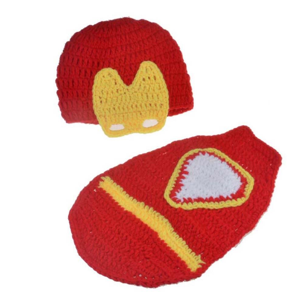 Iron Man Cape and Hat Crochet Outfit - Kaislee's Boutique