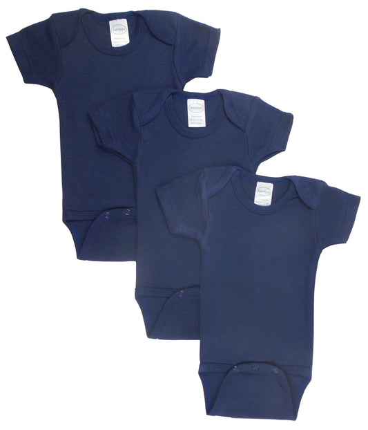 Navy Bodysuit Onezies (Pack of 3) - Kaislee's Boutique