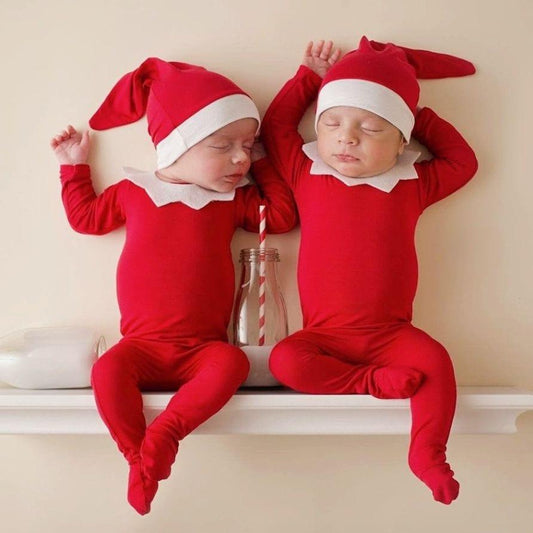 Newborn Baby Christmas Elf Outfit - Kaislee's Boutique