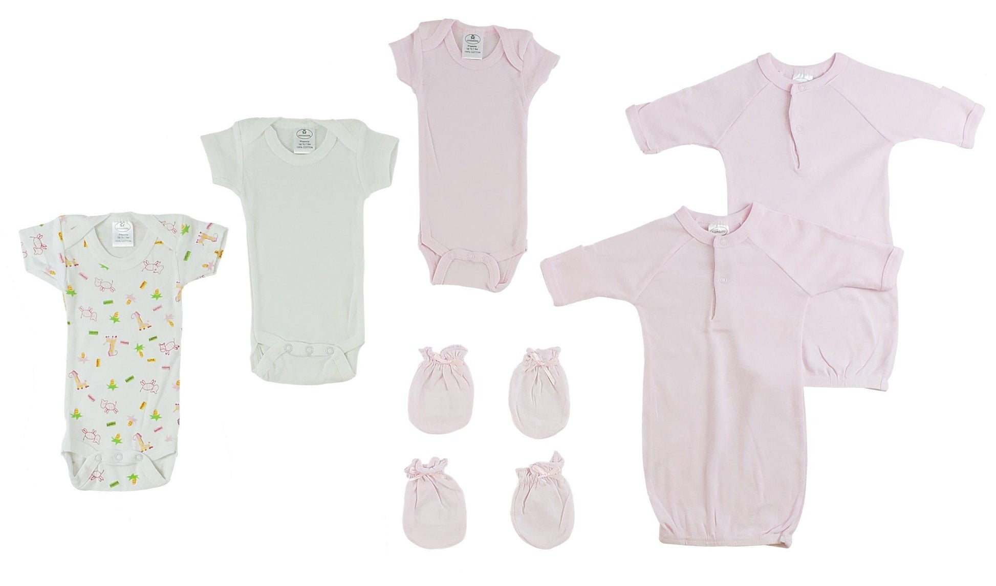 Preemie Girls Onezies, Gowns and MIttens - Kaislee's Boutique