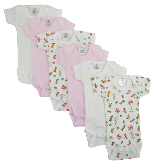 Preemie Girls Printed Short Sleeve 6 Pack - Kaislee's Boutique