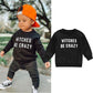 Toddler Boys Halloween Sweatshirt | Witches Be Crazy - Kaislee's Boutique