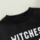 Toddler Boys Halloween Sweatshirt | Witches Be Crazy - Kaislee's Boutique