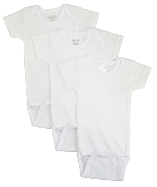White Short Sleeve One Piece 3 Pack - Kaislee's Boutique