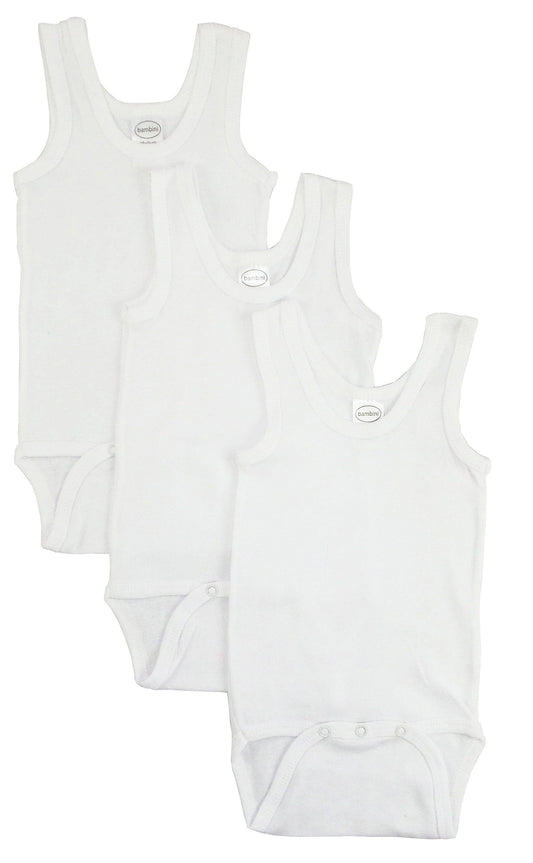 White Tank Top Onezie - Kaislee's Boutique